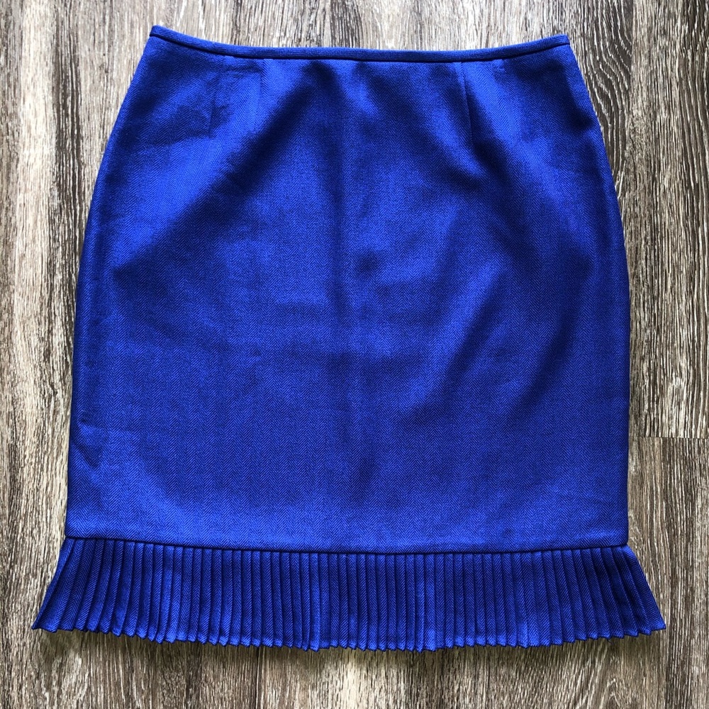 ⭐3/$15 LeSuit Petite Blue Vintage Pencil Skirt 14P